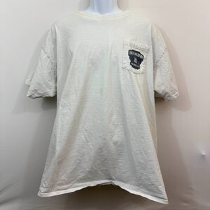 Harley Davison White T Shirt 2XL Rocky Mountains Colorado Biker Indie Skater